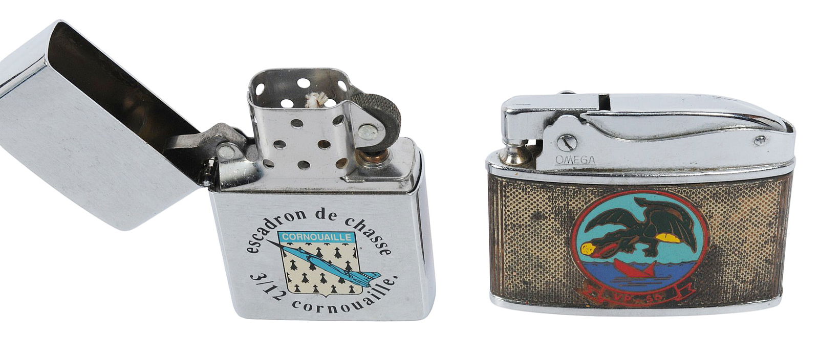 Military Aviation Cigarette Lighters Lot of 2 (A) - 2