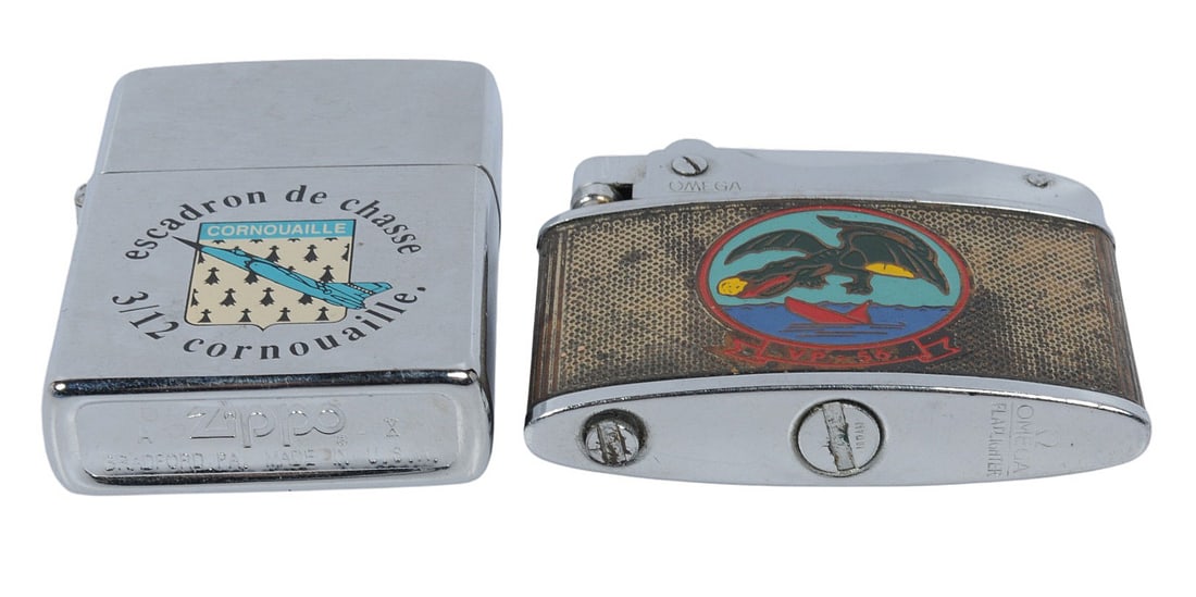 Military Aviation Cigarette Lighters Lot of 2 (A) - 4