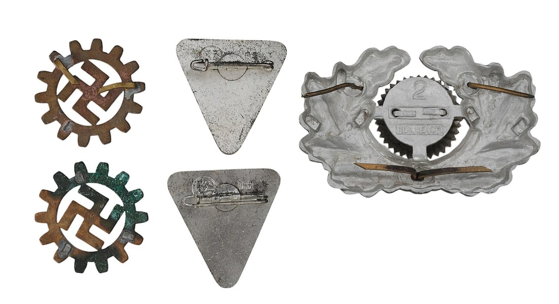 Group Lot of German WWII era Pins, Badges and Insignia (A) - 2