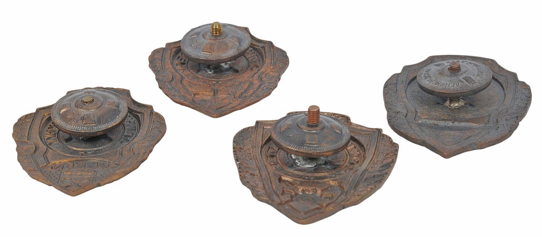 Four Soviet Military WWII era Excellence Qualification Badges (A) - 3