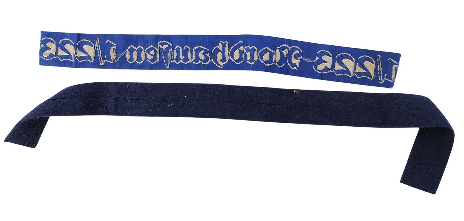 Two German Military WWII era Cuff Titles (A) - 2