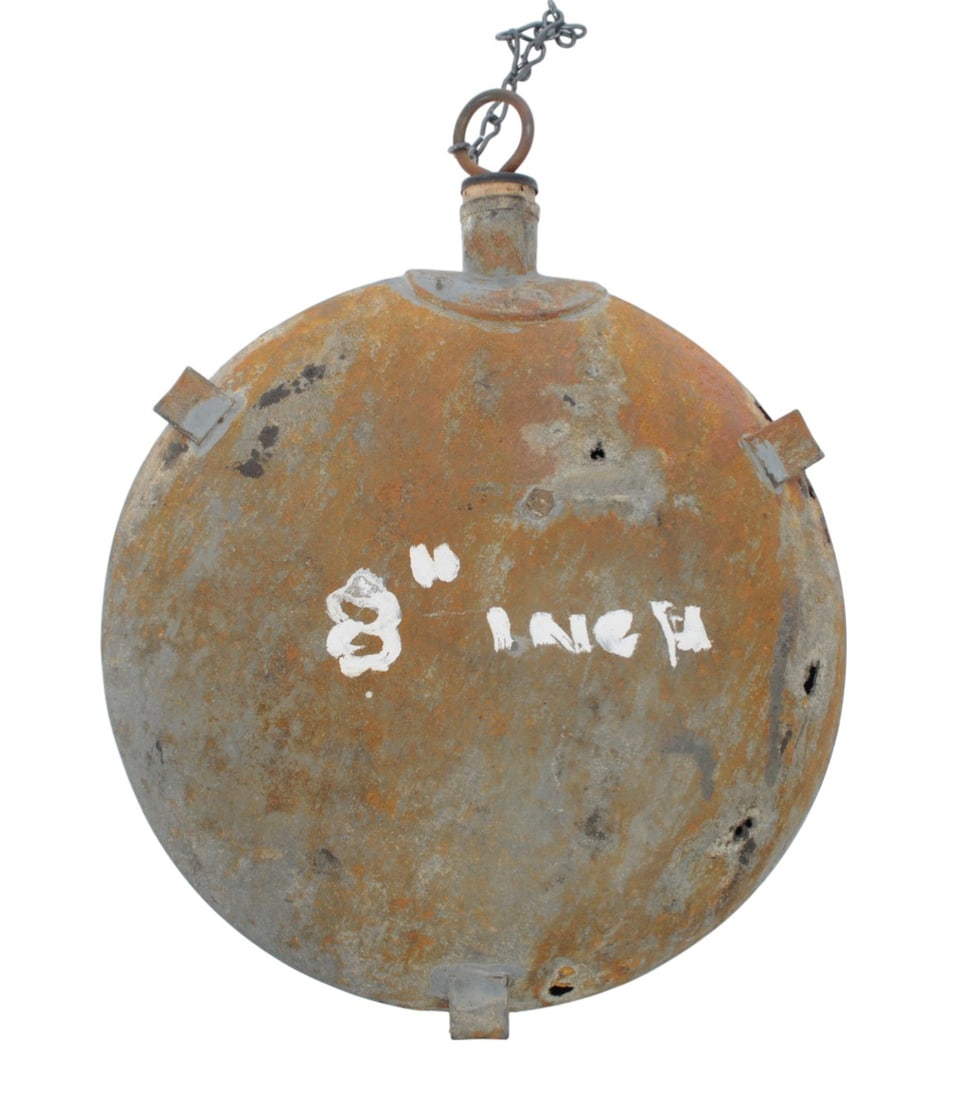 Civil War era Excavated Confederate Canteen & Conderate States Seal Tapestry (A) - 2