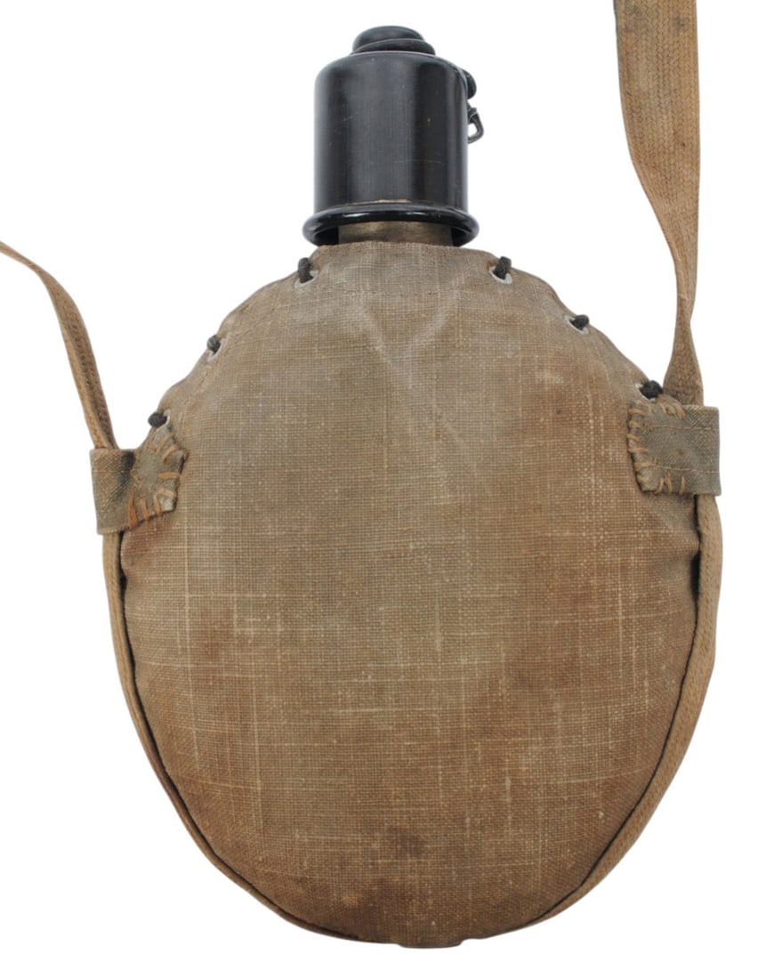 RARE Imperial Naval WWII issue Special Landing Force Canteen & Carrier (A) - 3