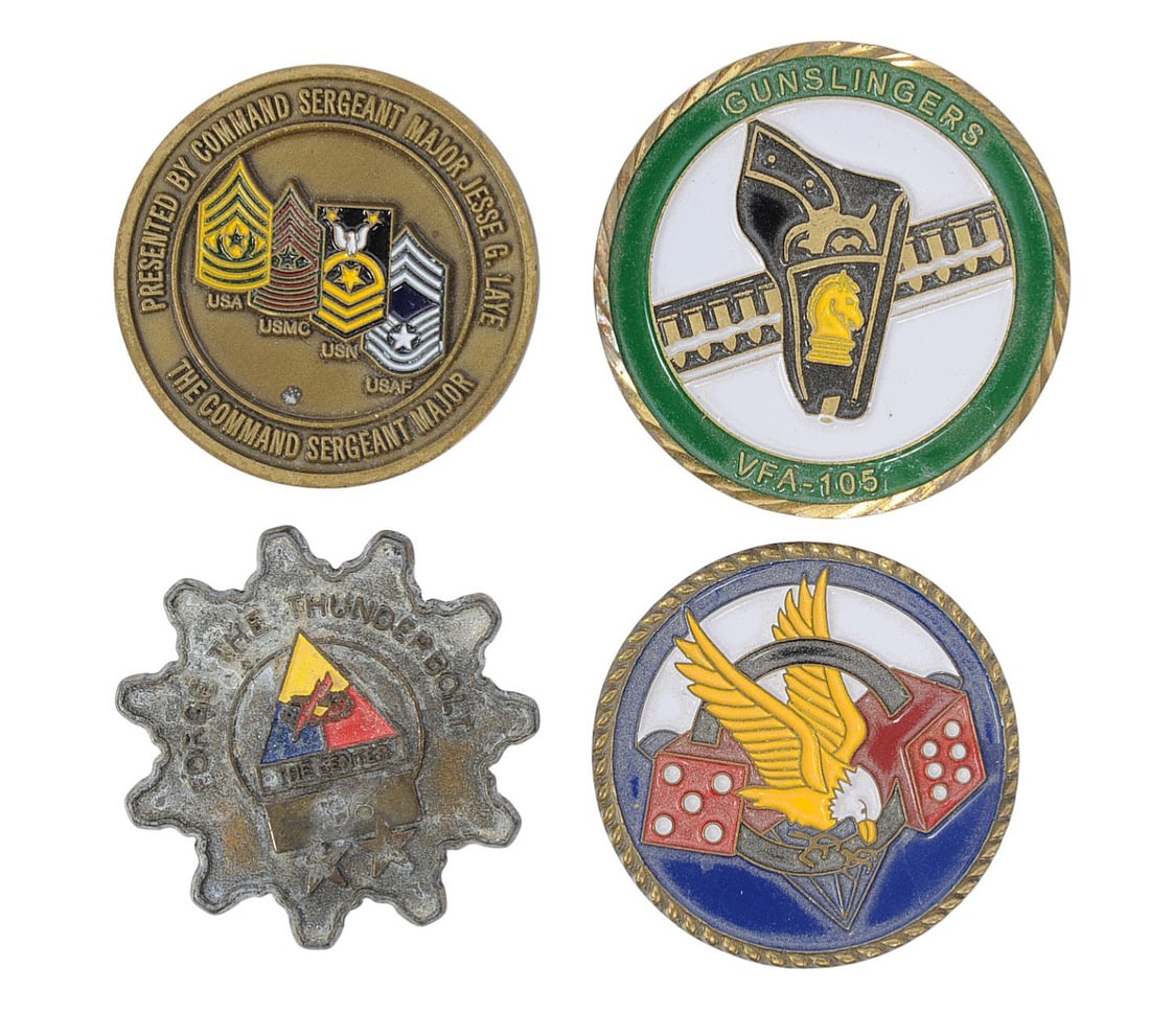 US Military Challenge Coin Lot of 4(A) - 2