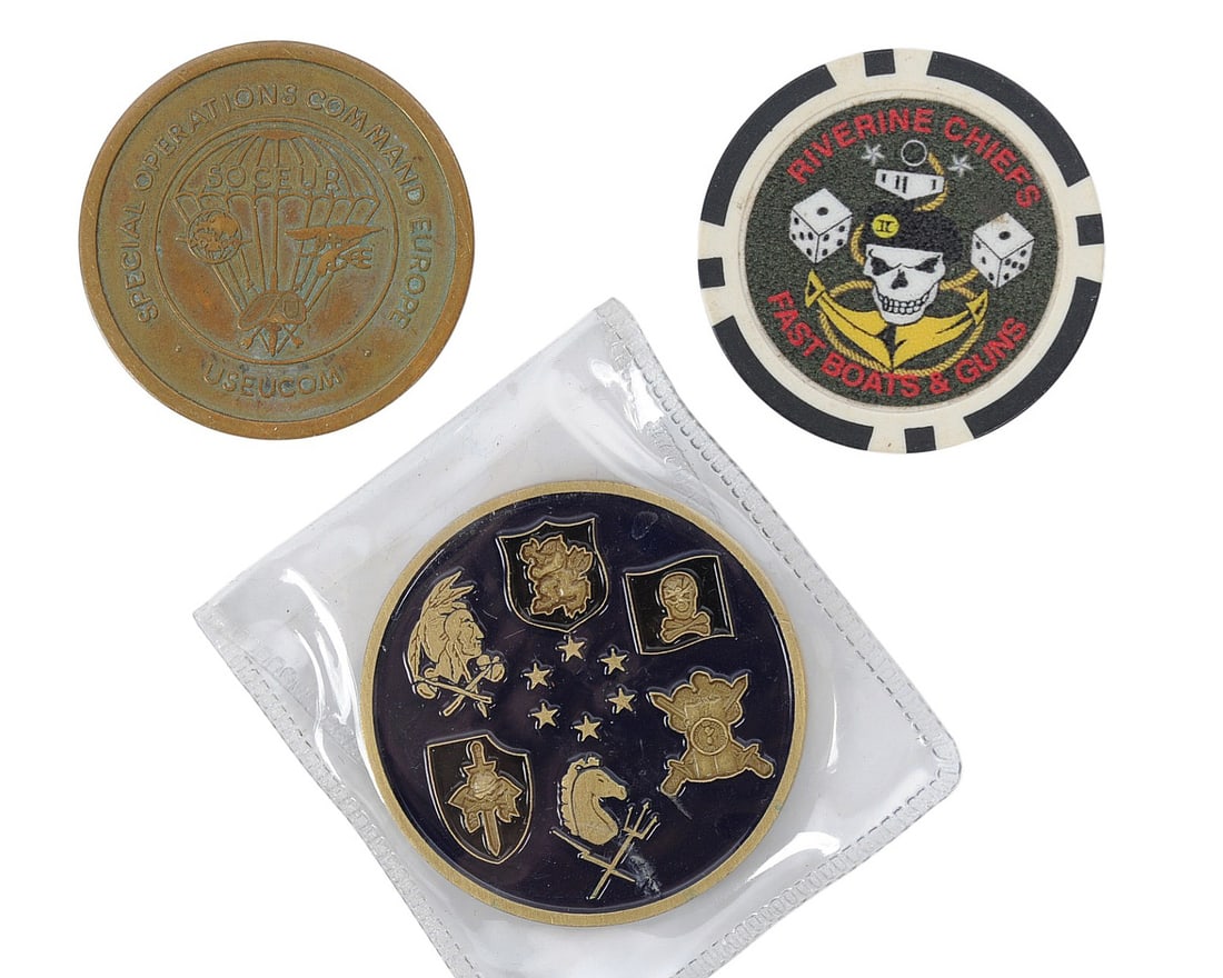 US Military Challenge Coin Lot of 3 (A) - 2