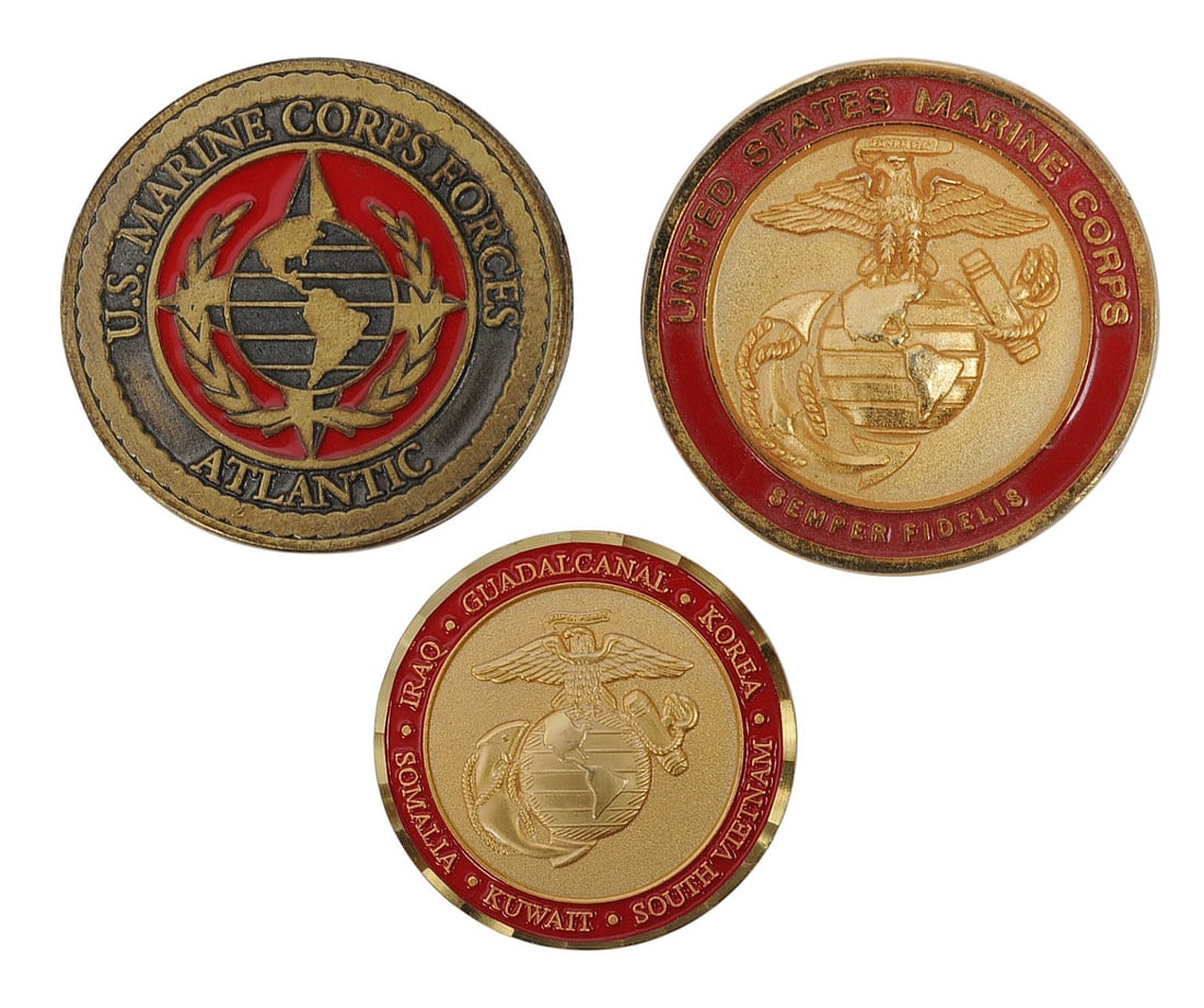 US Military Challenge Coin Lot of 3(A) - 2