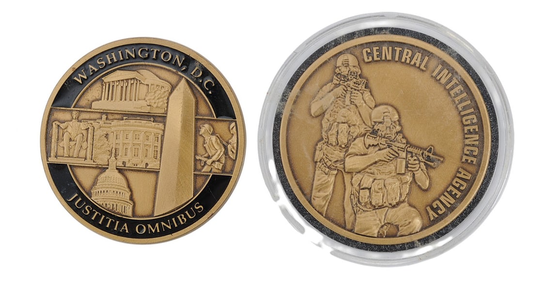 CIA Protective Ops Division / Global Response Staff Challenge Coin Lot of 2 (A) - 2