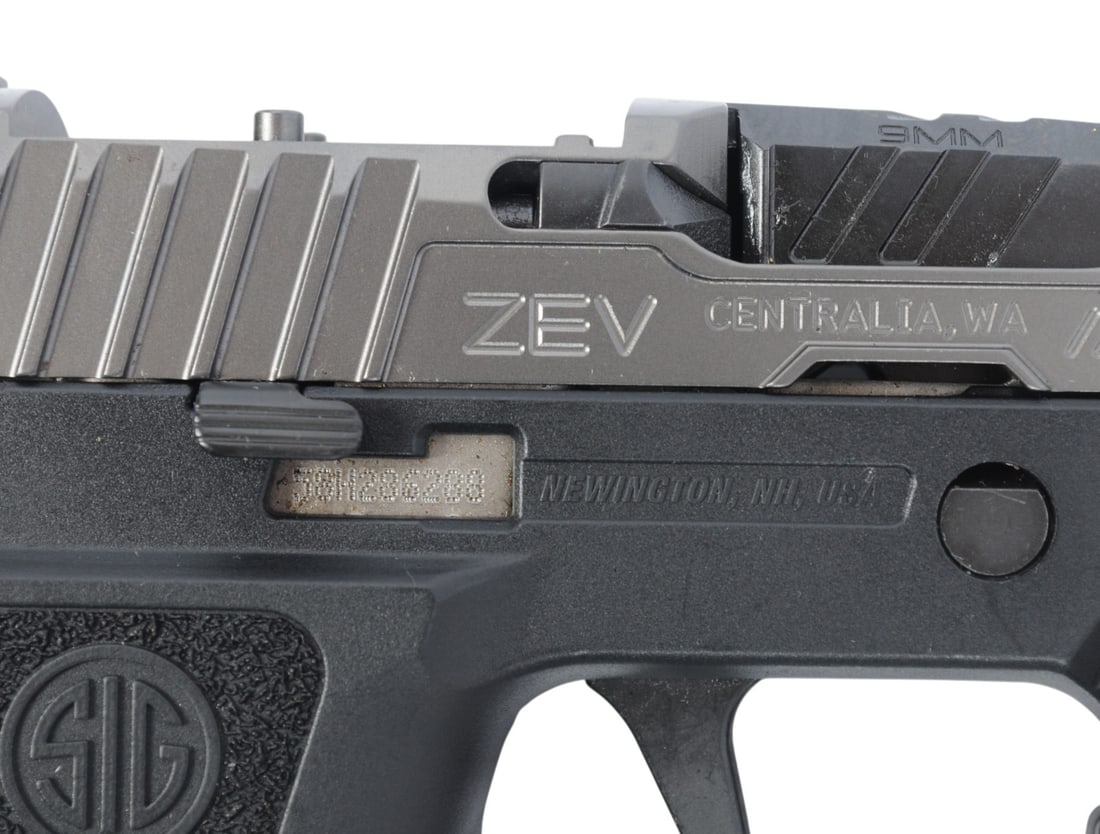 Sig Sauer / ZEV P320 Customized Semi Automatic 9mm Pistol with TLR7 Light FFL 58H286288(TST1) - 2