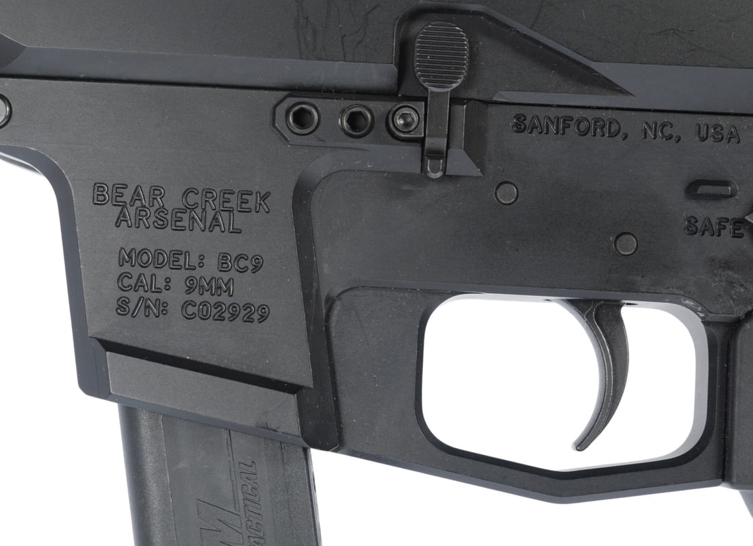 Bear Creek Arsenal BC9 9x19mm Semi-auto Rifle FFL Required: C02929 (RCT1) - 7