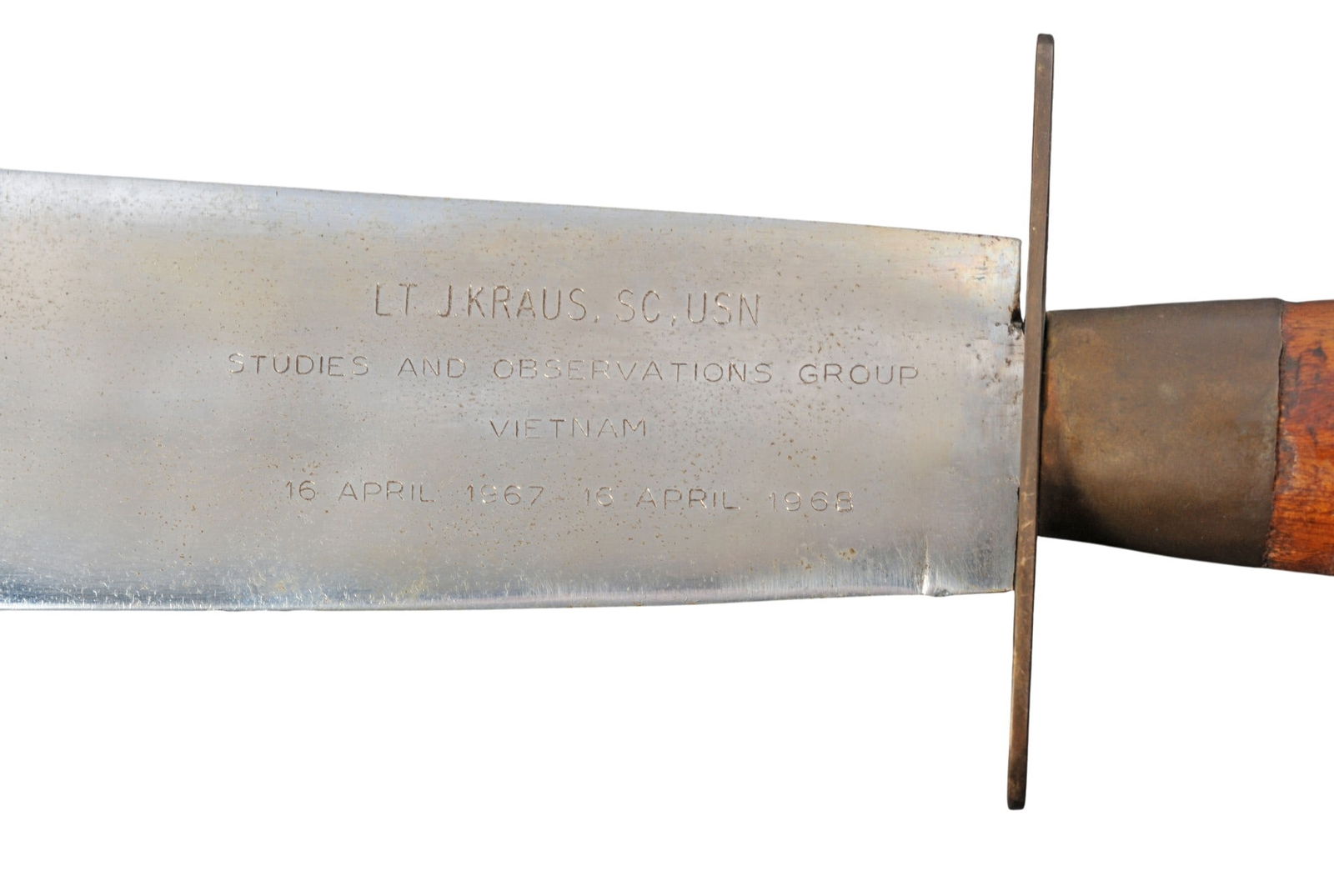 Rare Vietnam War "Studis & Observations" Group Presentation Bowie for USN LTJ Kraus, SC (HKR) - 3