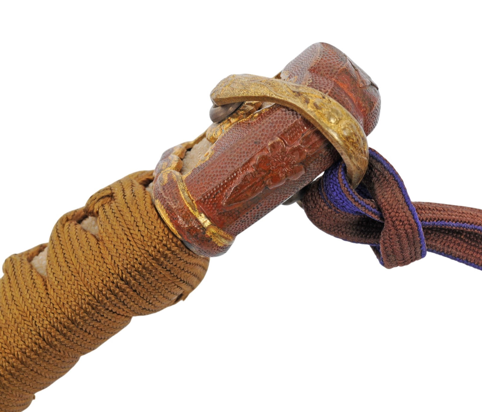 Japanese Army Officers Signed Sword in WWII Shin Gunto Combat Mounts (G3M) - 6