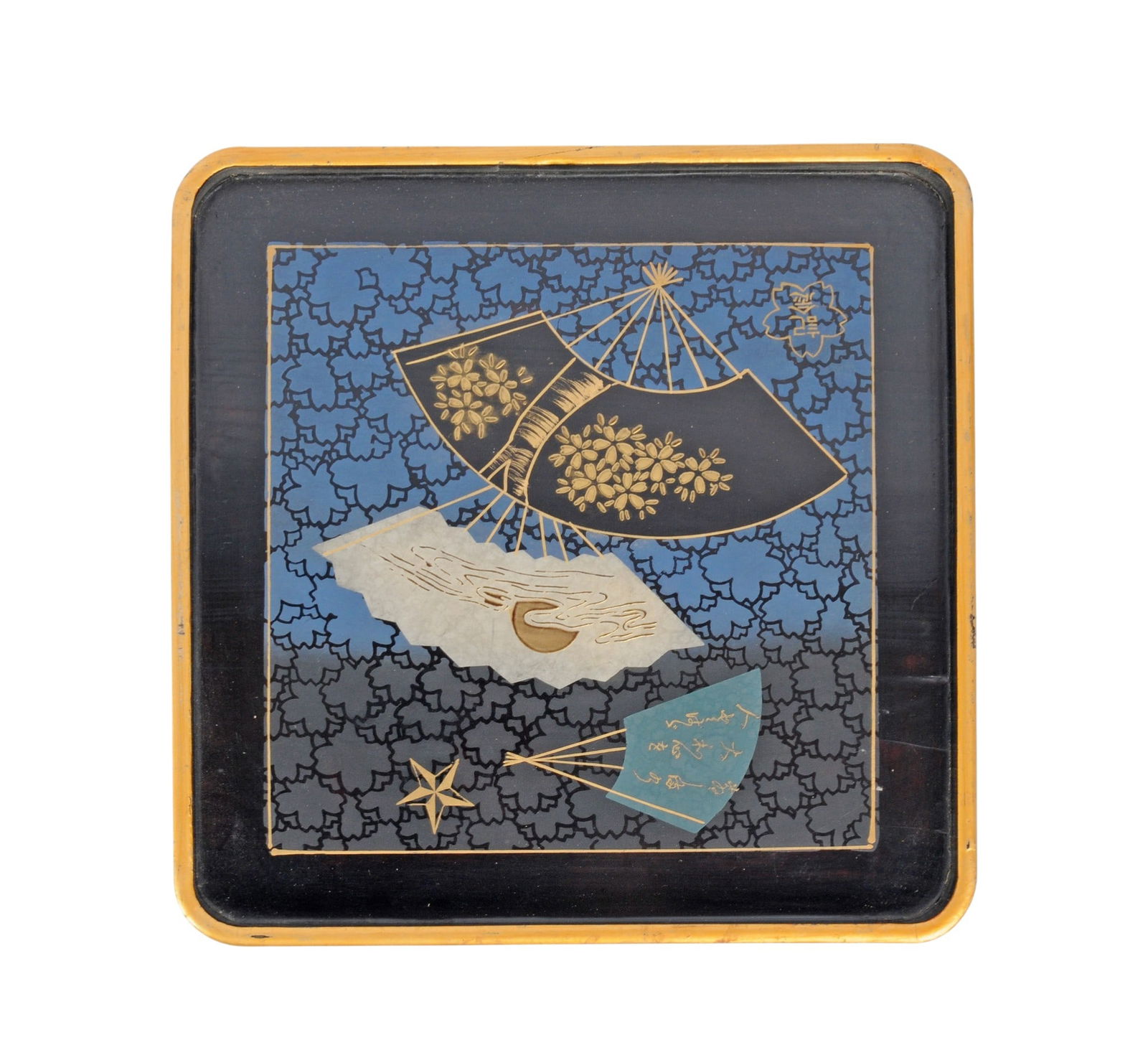 Japanese WWII Sake Cups and Serving Tray (CPD) - 2