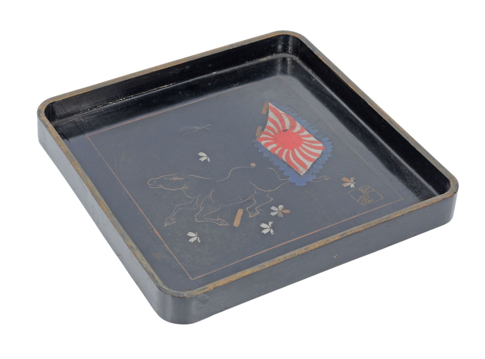 Japanese WWII Sake Cups and Serving Tray (CPD) - 3