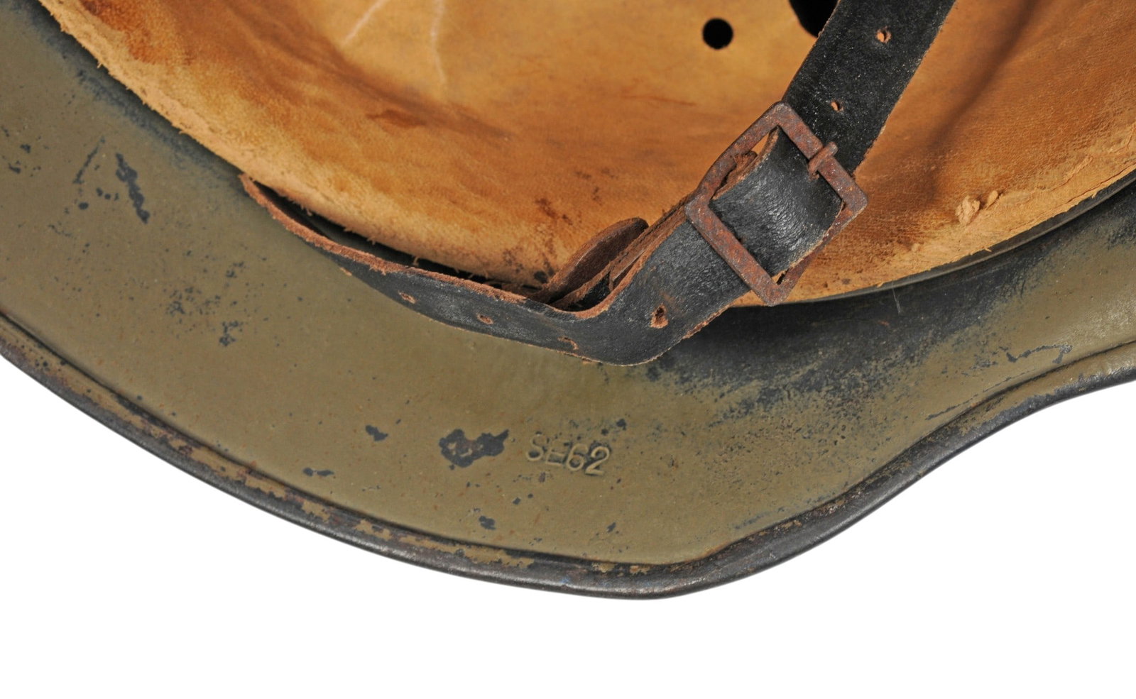 *Rare "Normandy" Painted Single Decal German WWII Luftwaffe M35 Helmet (G3M) - 10