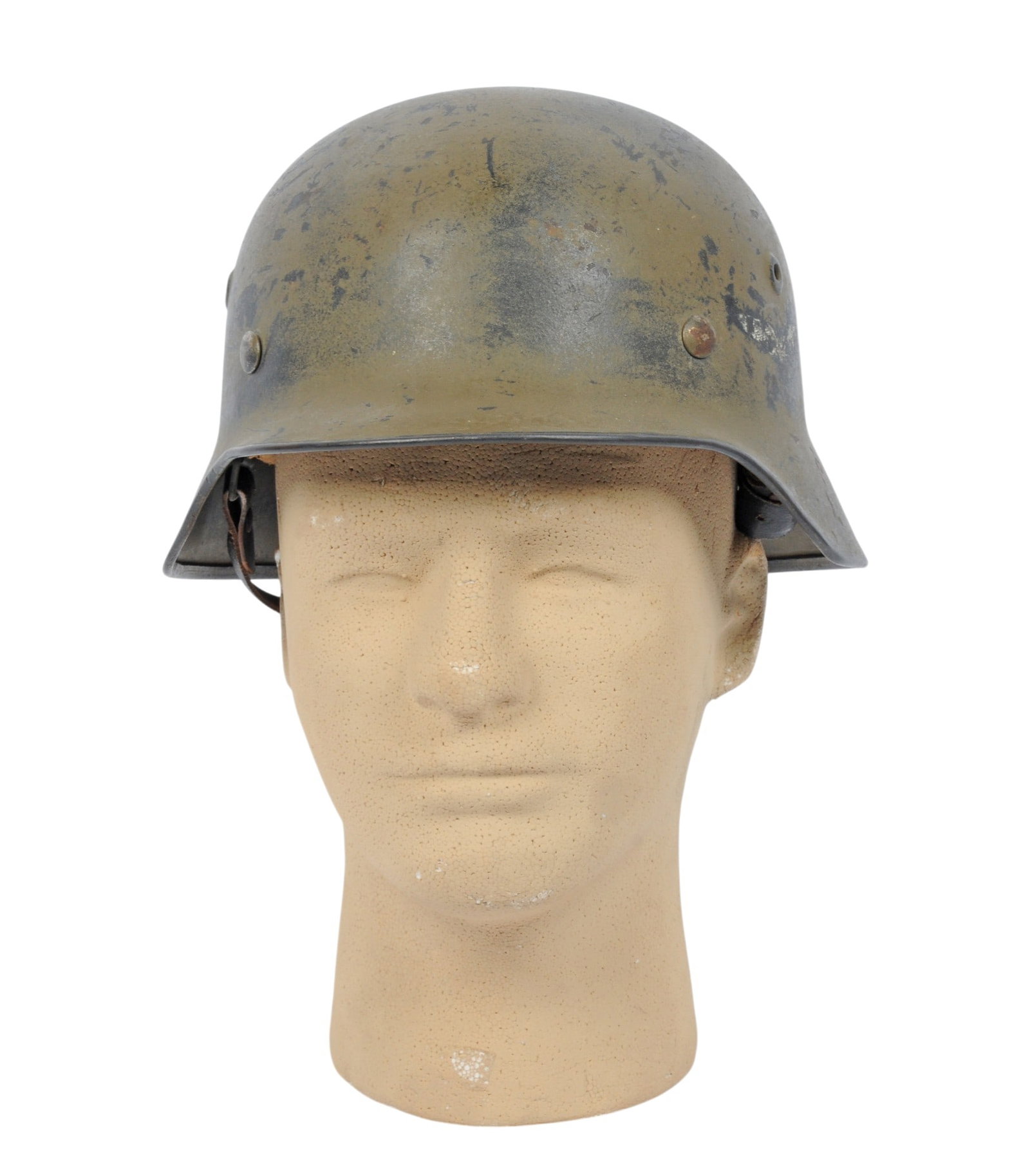 *Rare "Normandy" Painted Single Decal German WWII Luftwaffe M35 Helmet (G3M) - 3