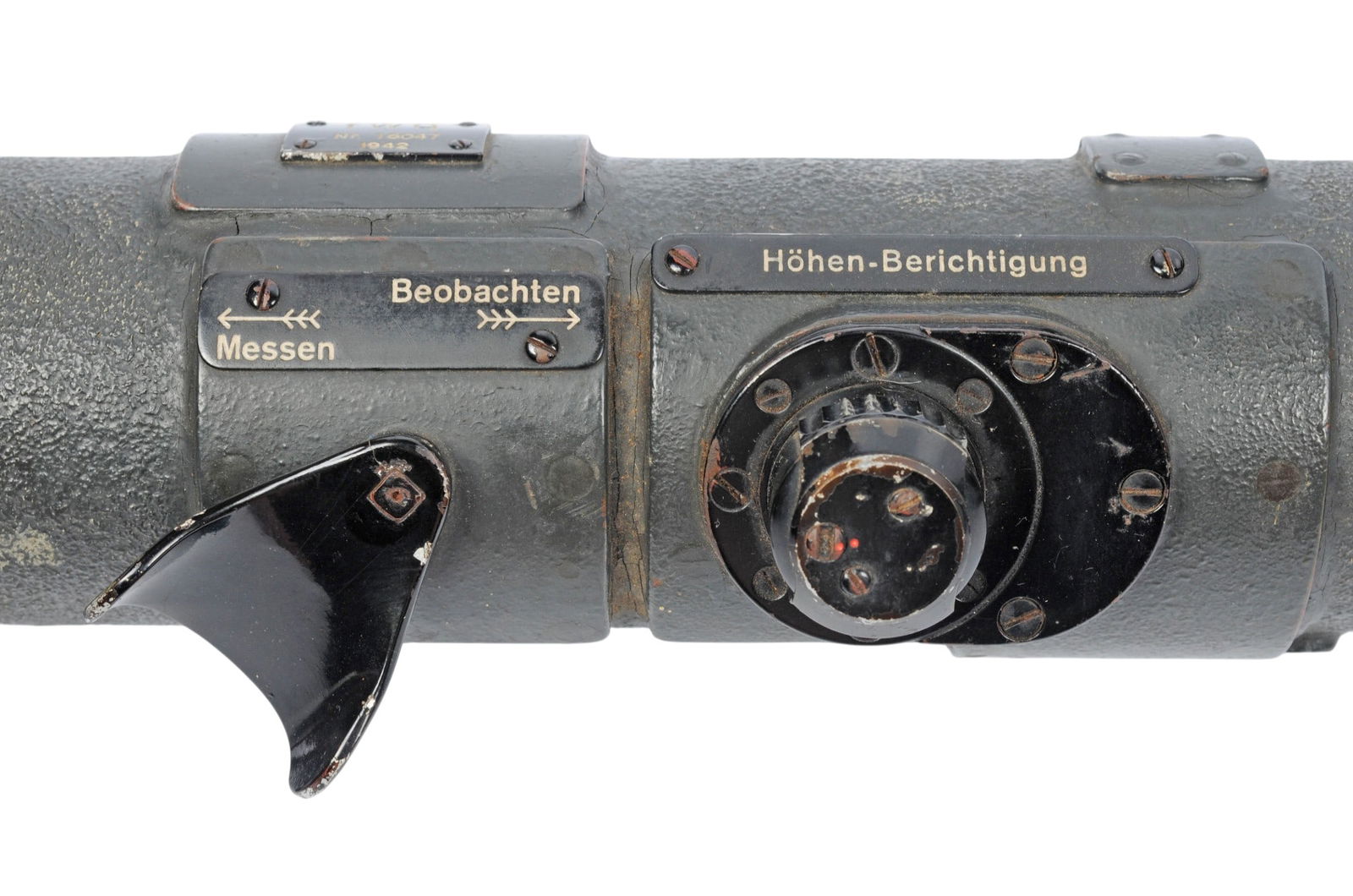 Rare German WWII Wehrmacht EM 1m R36 Field Rangefinder (C3T) - 11