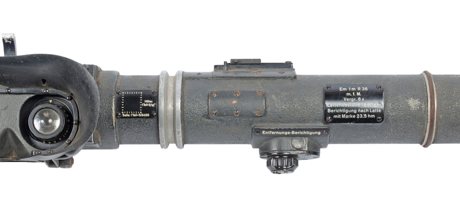 Rare German WWII Wehrmacht EM 1m R36 Field Rangefinder (C3T) - 5