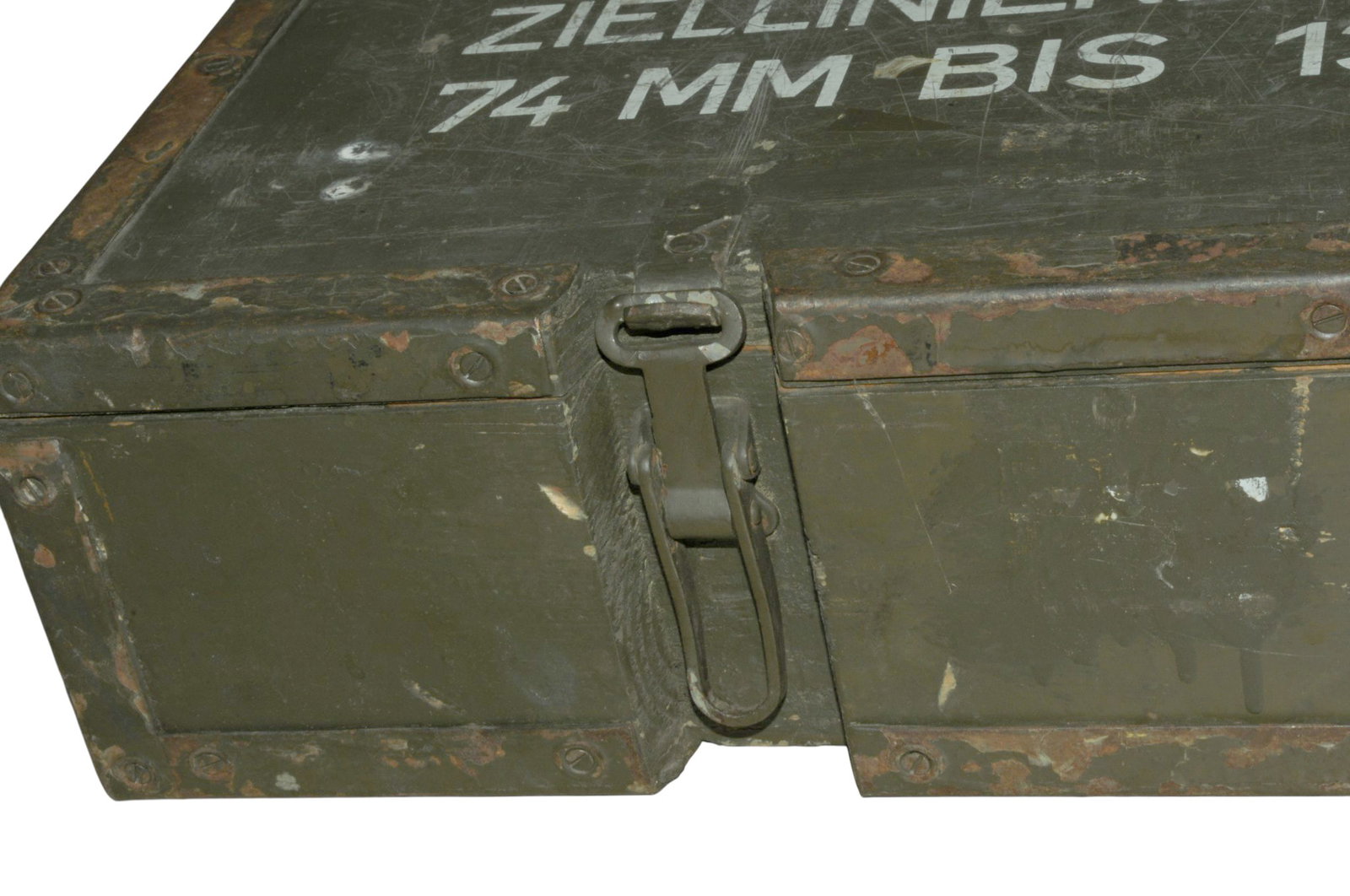 German WWII Ziellinienprüfgestänge "Bore Gauge Alignment Set" 74mm to 138mm with Case (C3T - 10