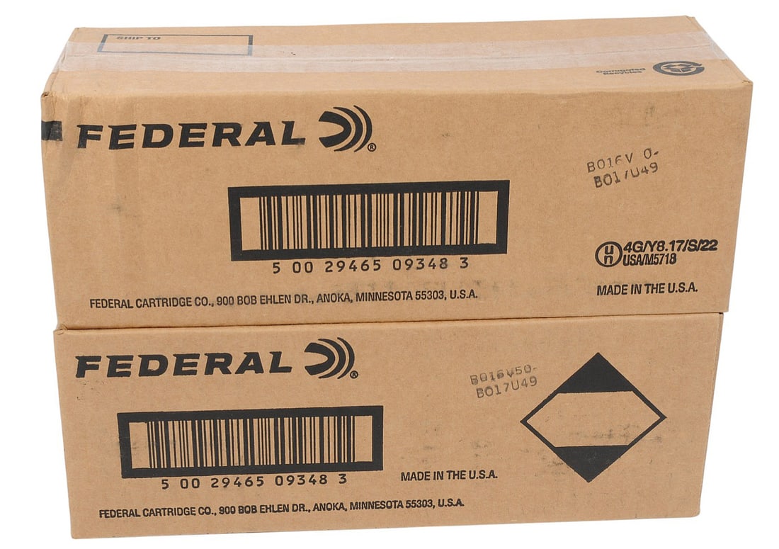 Federal .223 62 Grain Ammunition Lot of 1000 Rounds (A2J) - 2