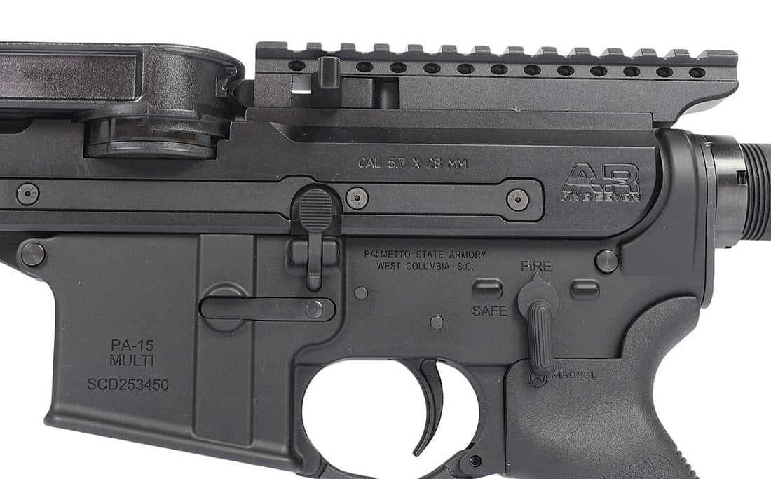 Palmetto State Armory PA-15 5.7x28mm Upper Semi-auto Rifle FFL Required: SCD253450 (JGD1) - 6