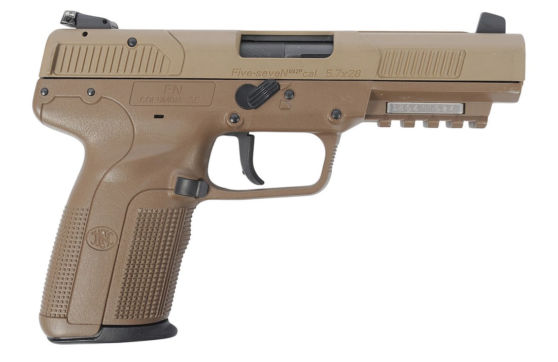 FN Five Seven FDE 5.7x28mm Semi Auto Pistol FFL 386411624(DMW1) - 2