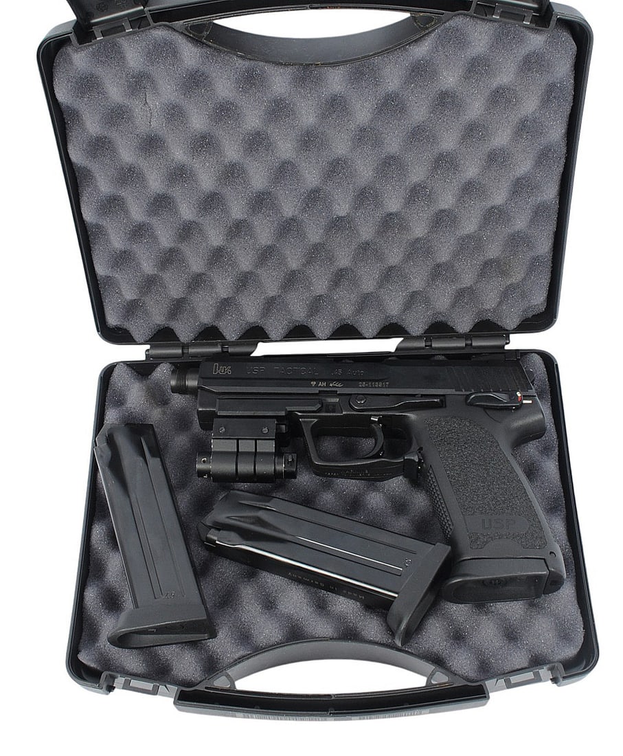 HK USP Tactical Threaded 45 ACP Semi Auto Pistol with laser FFL 25-113917(ADR1) - 9