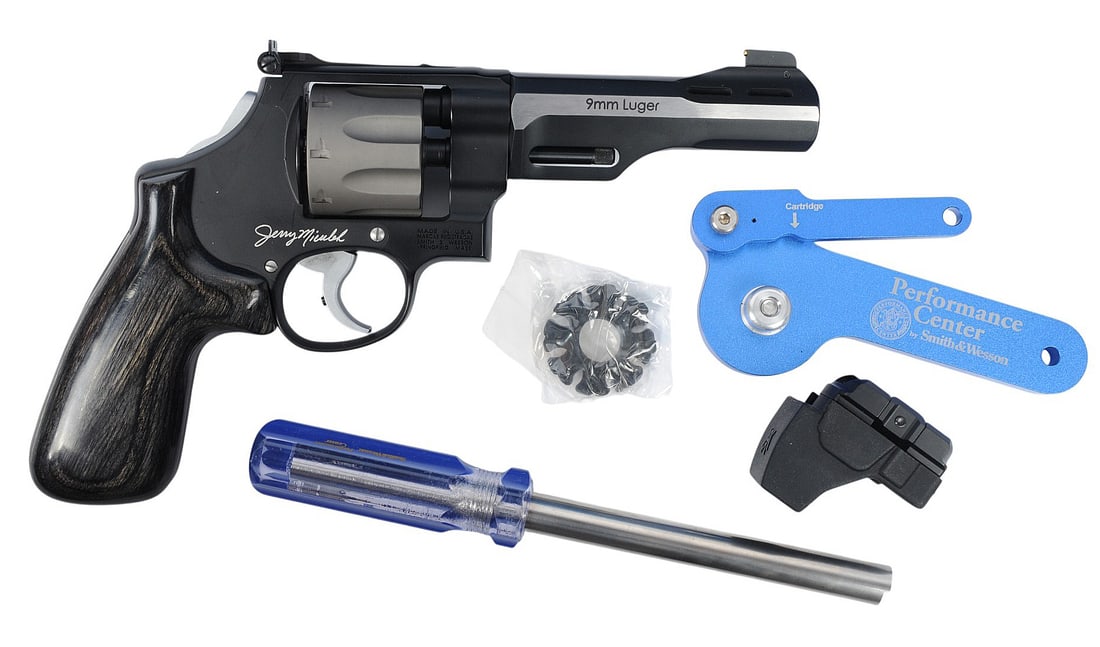 Smith & Wesson 327 Performance Center Jerry Miculek 9mm Double Action Revolver FFL EEE2892(DMW1) - 9