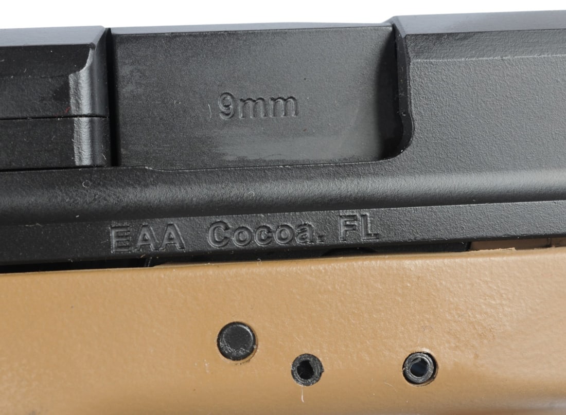 EAA MC28SAT 9mm Semi Auto Pistol with Derry Red Dot FFL T6368-22AV00527(DMW1) - 4