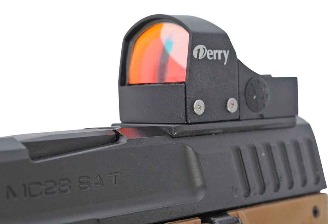 EAA MC28SAT 9mm Semi Auto Pistol with Derry Red Dot FFL T6368-22AV00527(DMW1) - 6