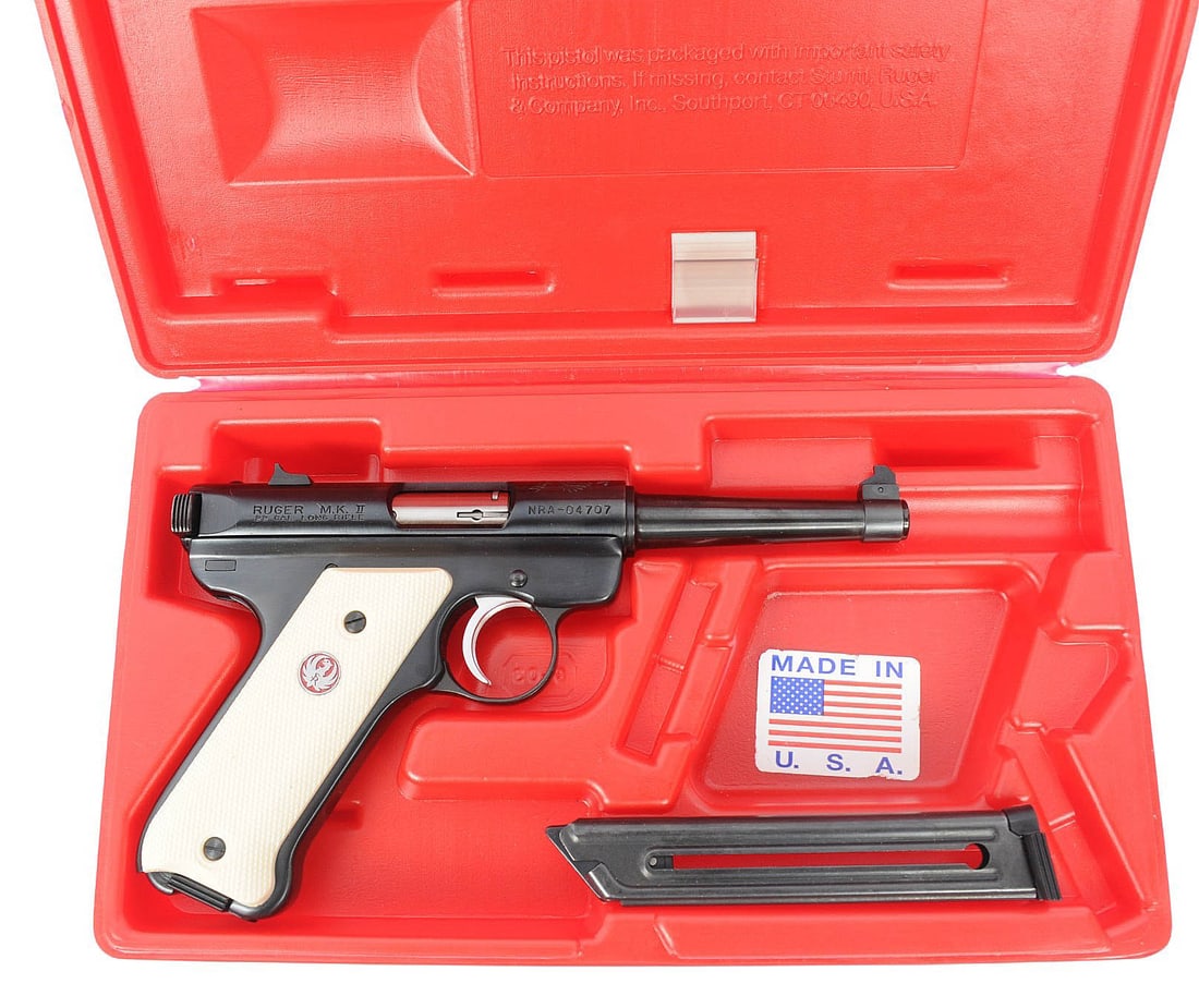 Ruger MKII 22LR NRA Commemorative Series Semi Auto Pistol FFL NRA-04707(DMW1) - 9