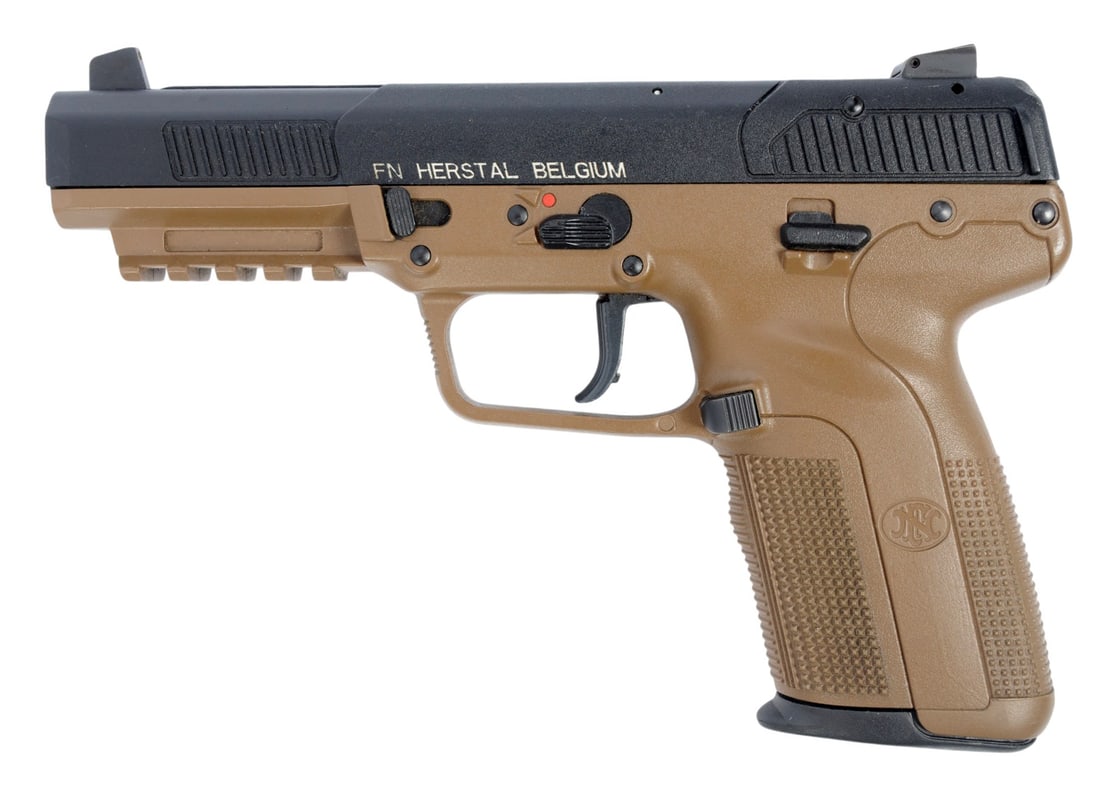 FN Five Seven 2 Tone FDE 5.7x28mm Semi Auto Pistol FFL 386351172 (JGD1) - 3