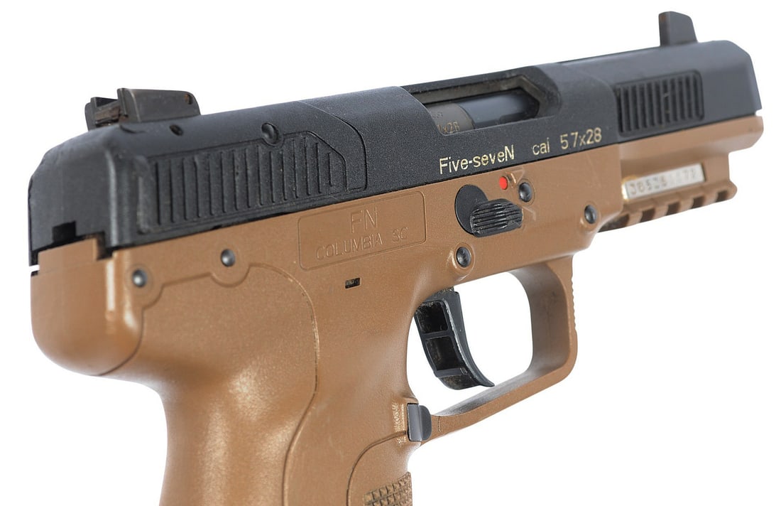 FN Five Seven 2 Tone FDE 5.7x28mm Semi Auto Pistol FFL 386351172 (JGD1) - 4