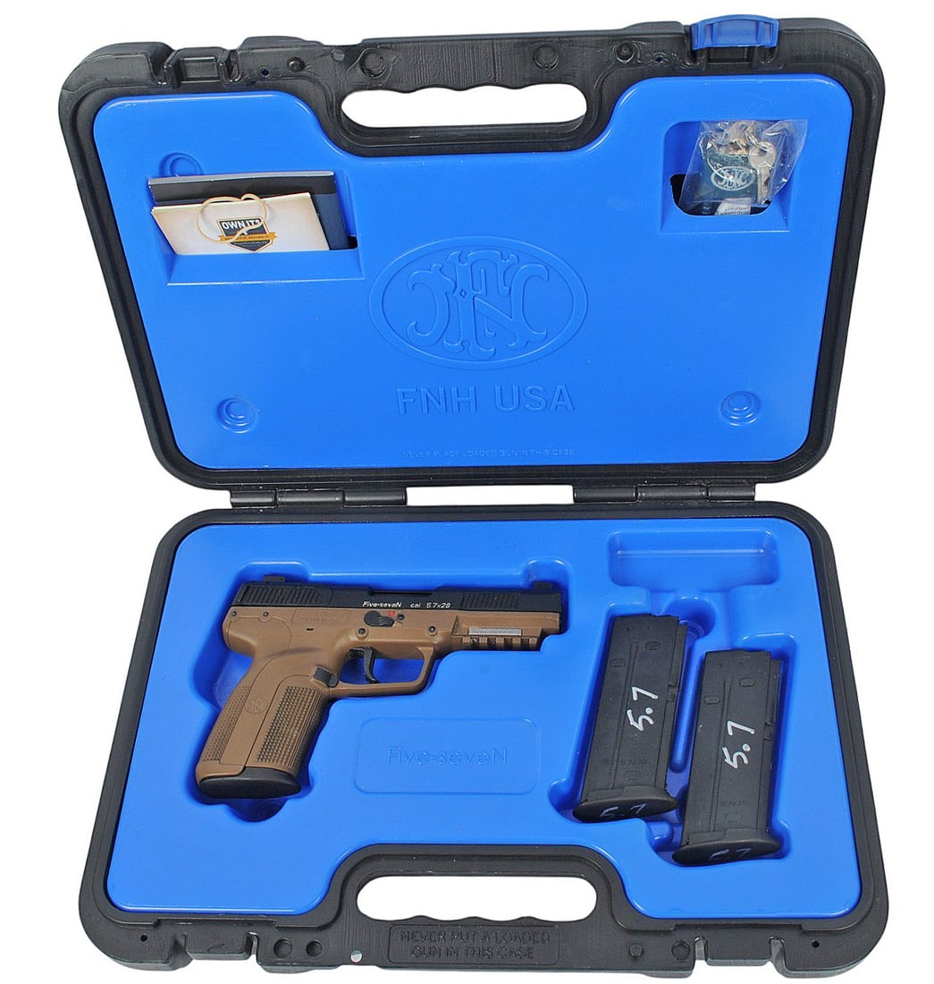 FN Five Seven 2 Tone FDE 5.7x28mm Semi Auto Pistol FFL 386351172 (JGD1) - 7