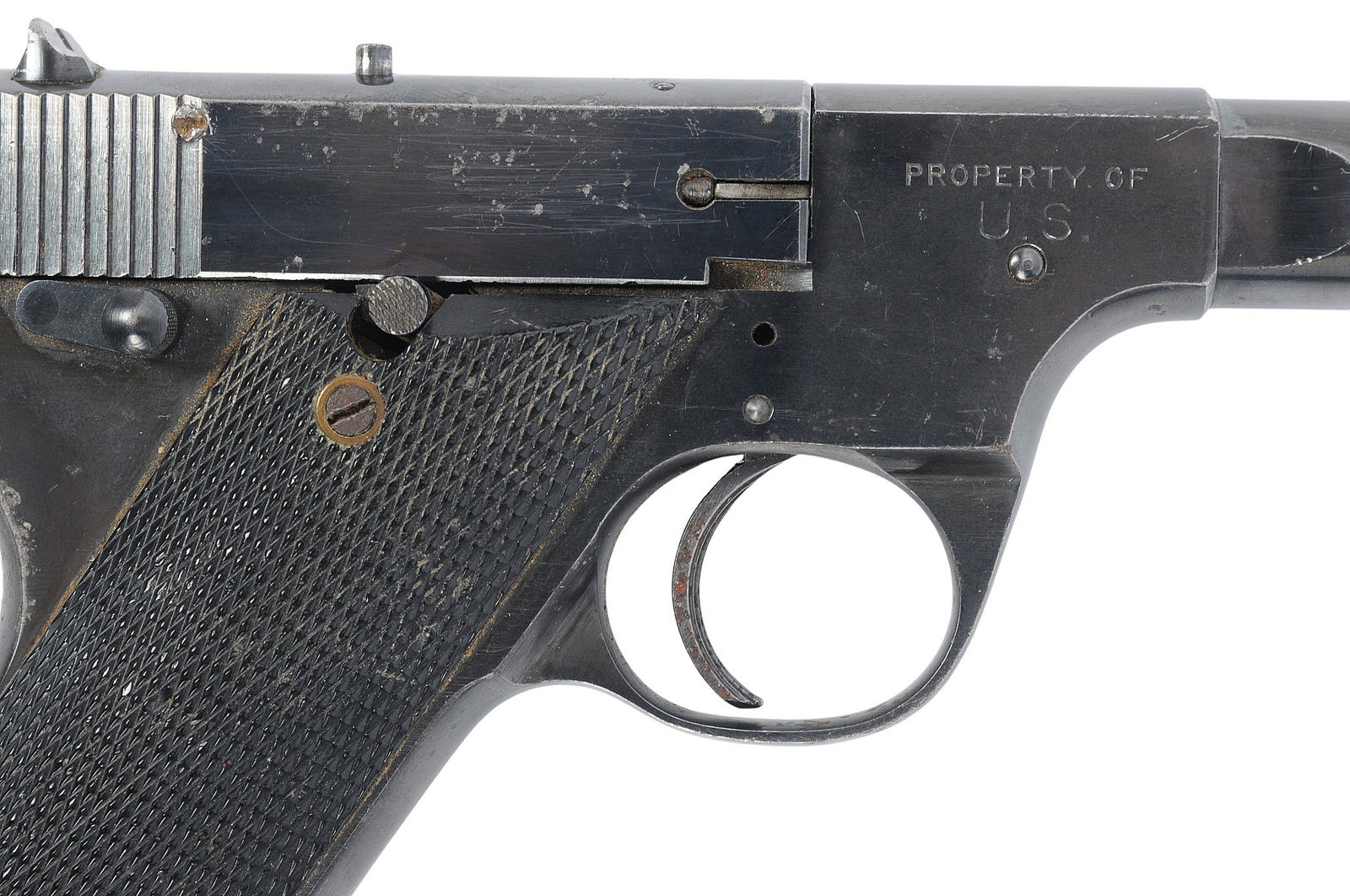 US Property Marked Hi-Standard U.S. A Model H-D 22LR Semi Auto Pistol FFL 120591(B3W1) - 2