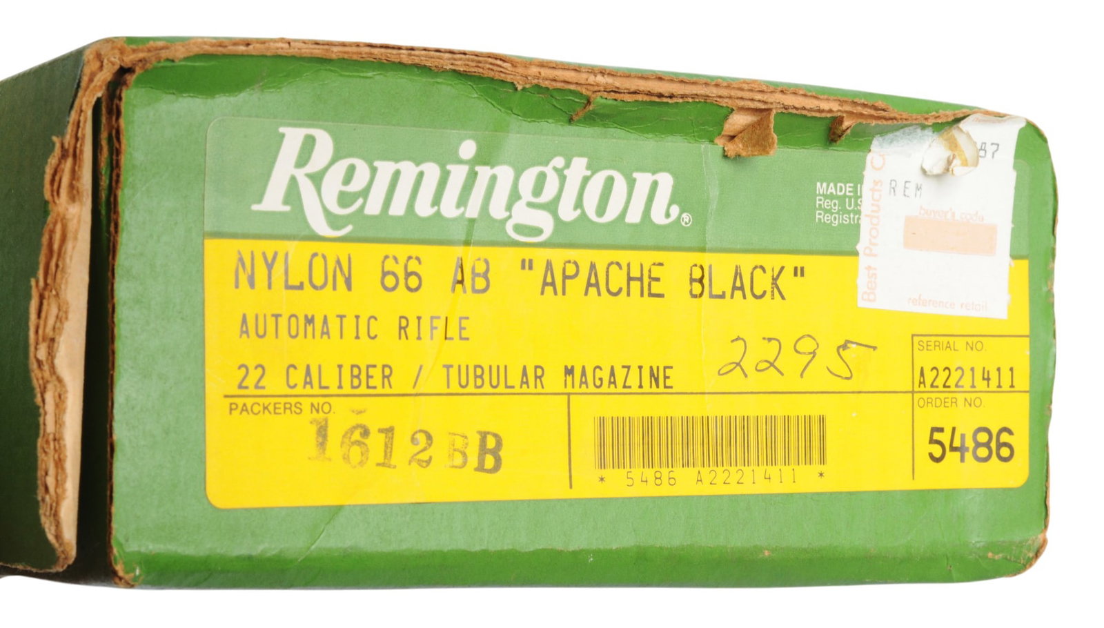 Remington Nylon Chrome 22LR Semi Auto Rifle with Tasco Scope FFL A2221411 (T2M1) - 18