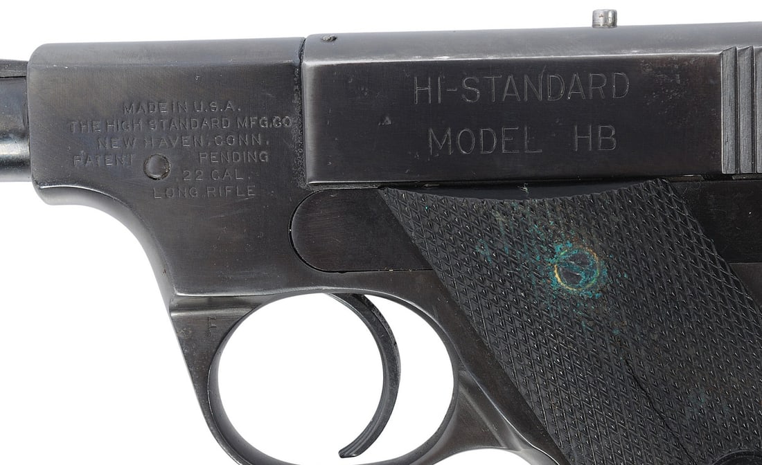 Hi-Standard Model H-B 22LR Semi Auto Pistol FFL 299358 (B3W1) - 3