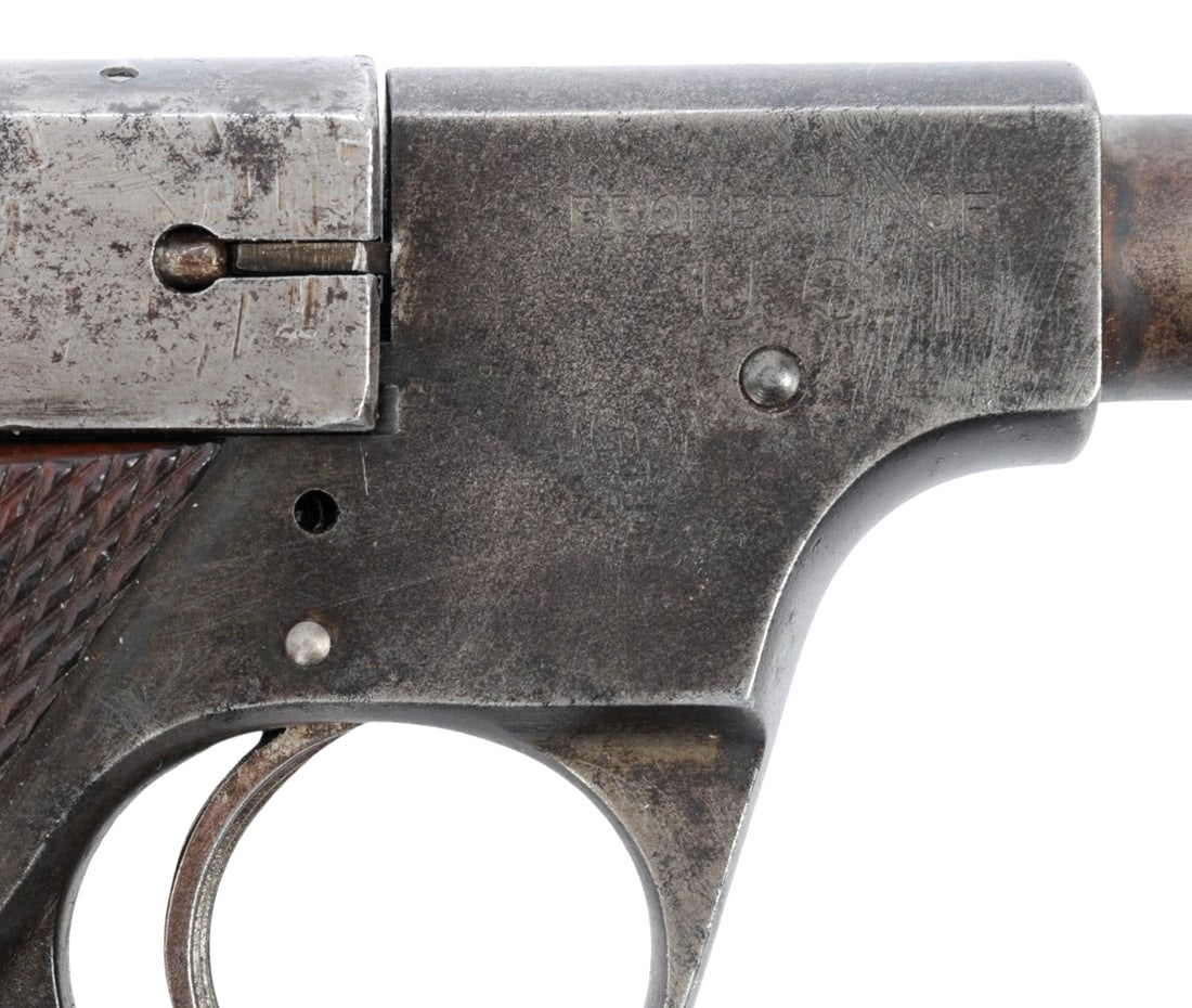 US Property Marked Hi-Standard Model B 22LR Semi Auto Pistol FFL 106239(B3W1) - 2