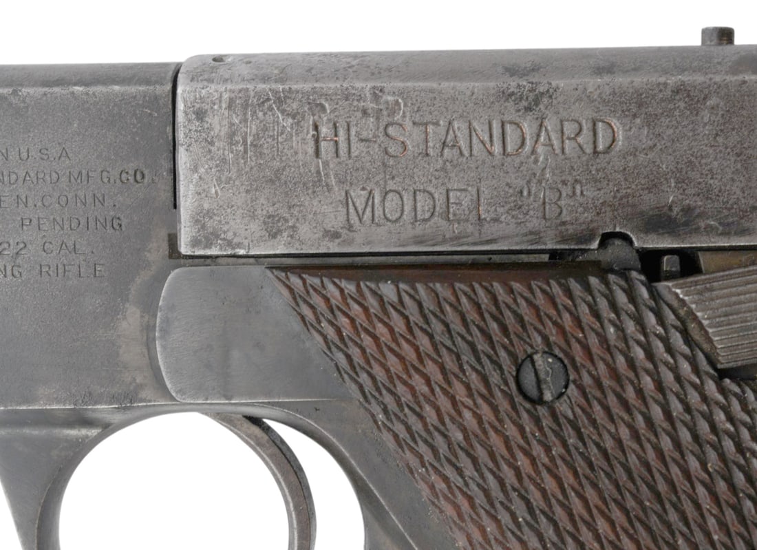 US Property Marked Hi-Standard Model B 22LR Semi Auto Pistol FFL 106239(B3W1) - 3