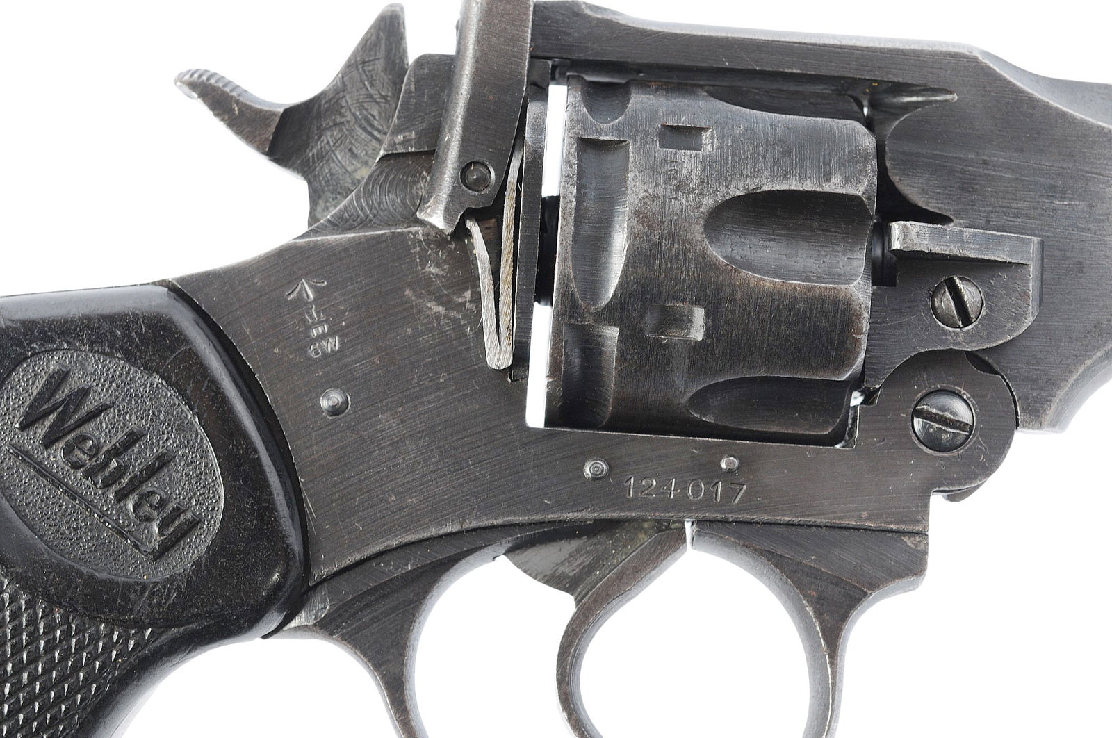 British Webley Mark IV 38. Cal Double Action Revolver FFL 124017 (B3W1) - 2