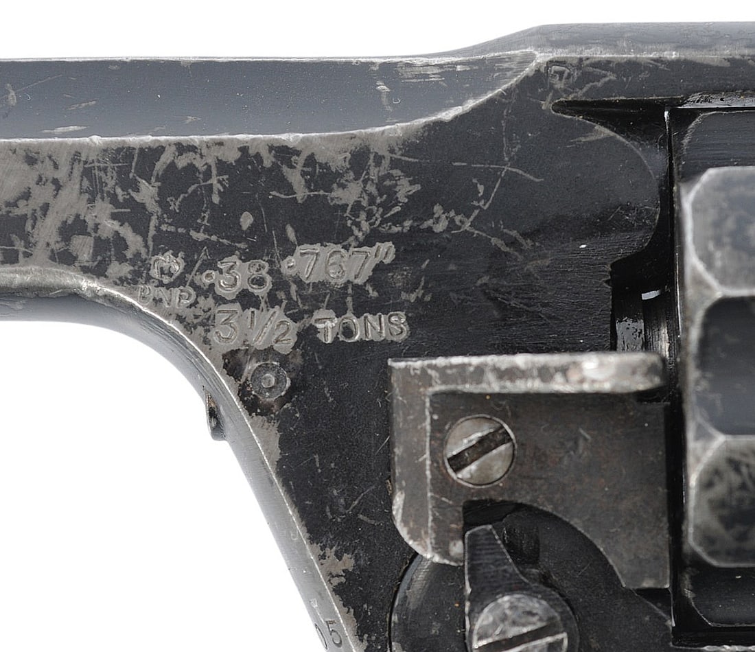 British Webley NO.2 Mark I Tanker 38. Cal Double Action Revolver FFL Y3505 (B3W1) - 3