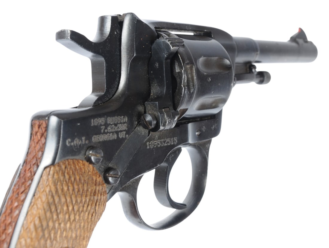 Russian WWII 1944 Date Izhevsk Model 1895 Nagant 7.62x38R Double Action Revolver FFL 189532515(B3W1) - 8