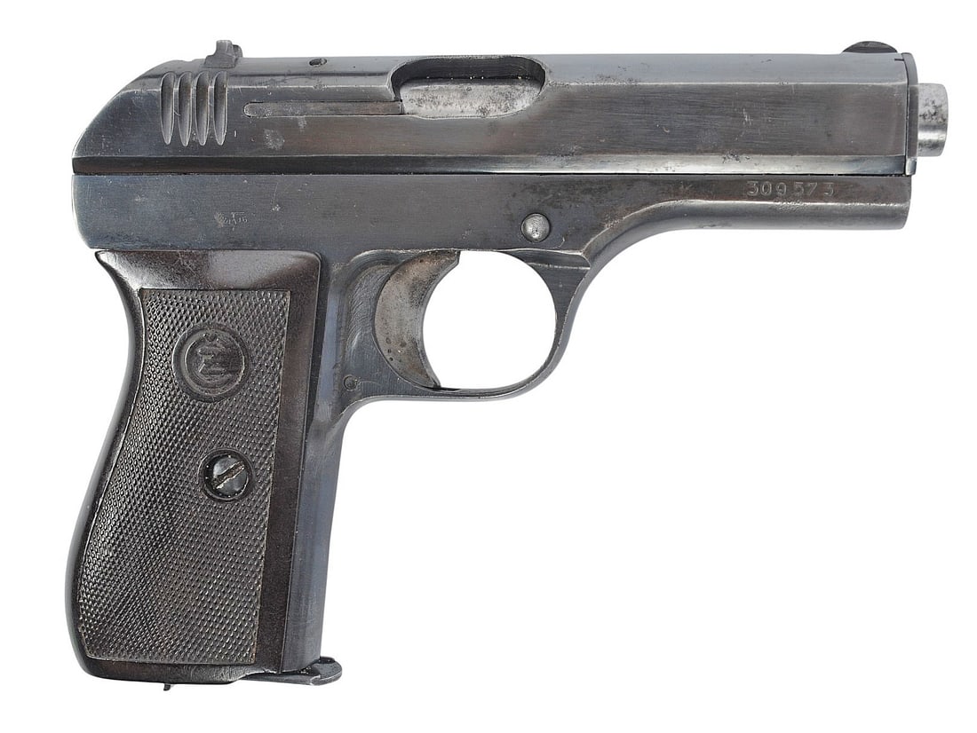 Czech Occupied WWII CZ27 7.65mm Semi Auto Pistol FFL 309573 (B3W1) - 2