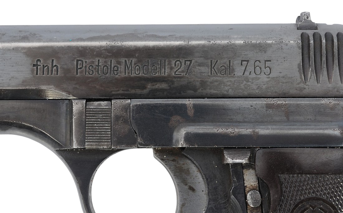 Czech Occupied WWII CZ27 7.65mm Semi Auto Pistol FFL 309573 (B3W1) - 5