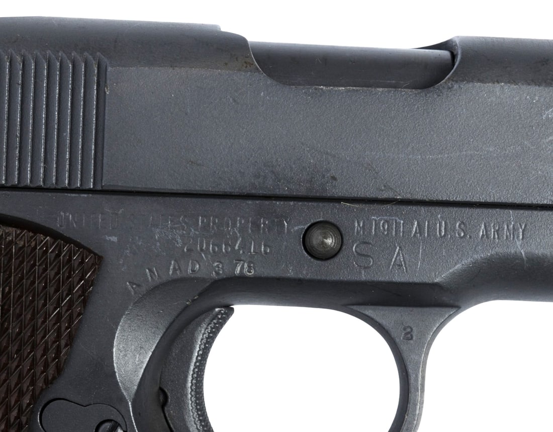 US Military WWII Ithaca 1911A1 45 ACP Semi Auto Pistol FFL 2066416 (TAY1) - 2