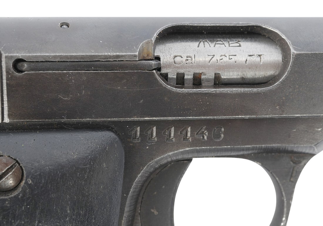 French Model D MAB 7.65mm Semi Auto Pistol FFL 111146 (B3W1) - 2