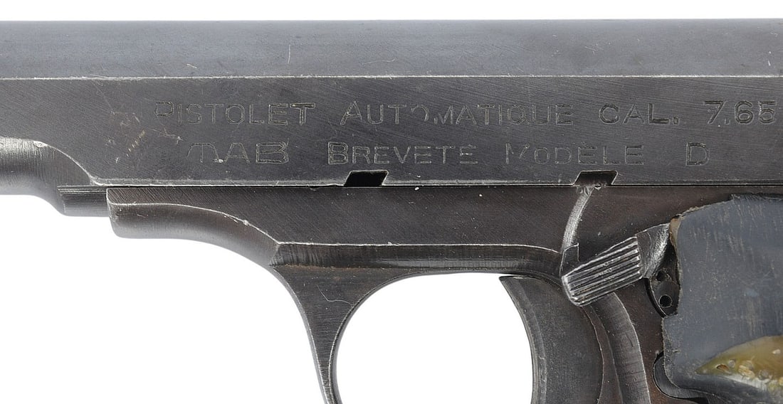 French Model D MAB 7.65mm Semi Auto Pistol FFL 111146 (B3W1) - 4
