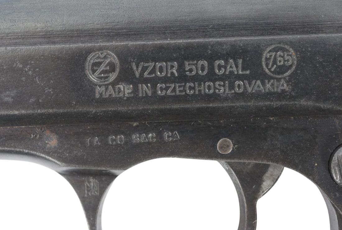 Czech VZOR 50 7.65mm Semi Auto Pistol FFL C84790 (B3W1) - 4