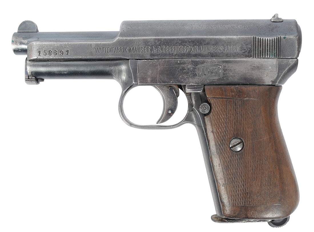 German Mauser Model 1914/34 7.65mm Semi Auto Pistol FFL 158691 (B3W1) - 4