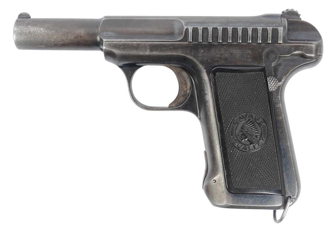 French Contract Savage M1907 .32ACP/7.65mm Semi-auto Pistol FFL Required: 129338 (B3W1) - 2