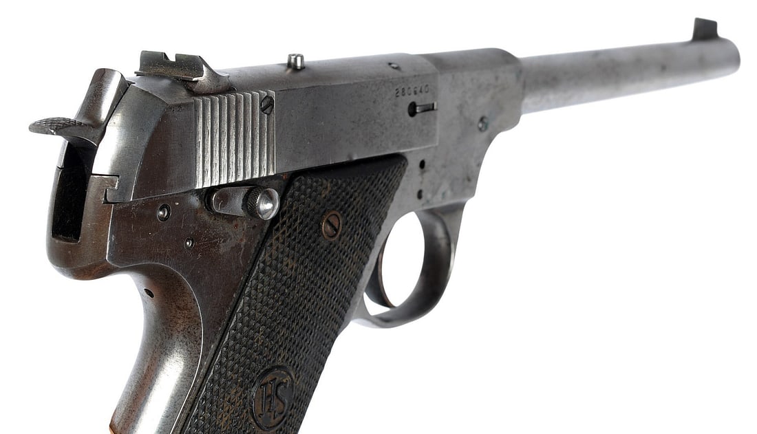 High Standard Model HB .22LR Semi-auto Pistol FFL Required: 280640 (B3W1) - 7